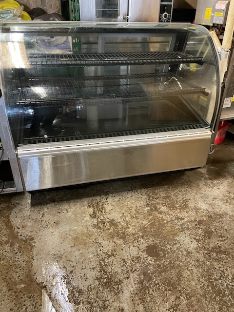 used three compartment steam table