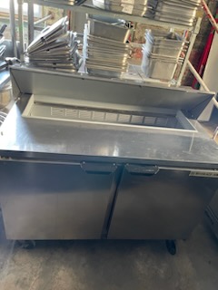 used three compartment steam table