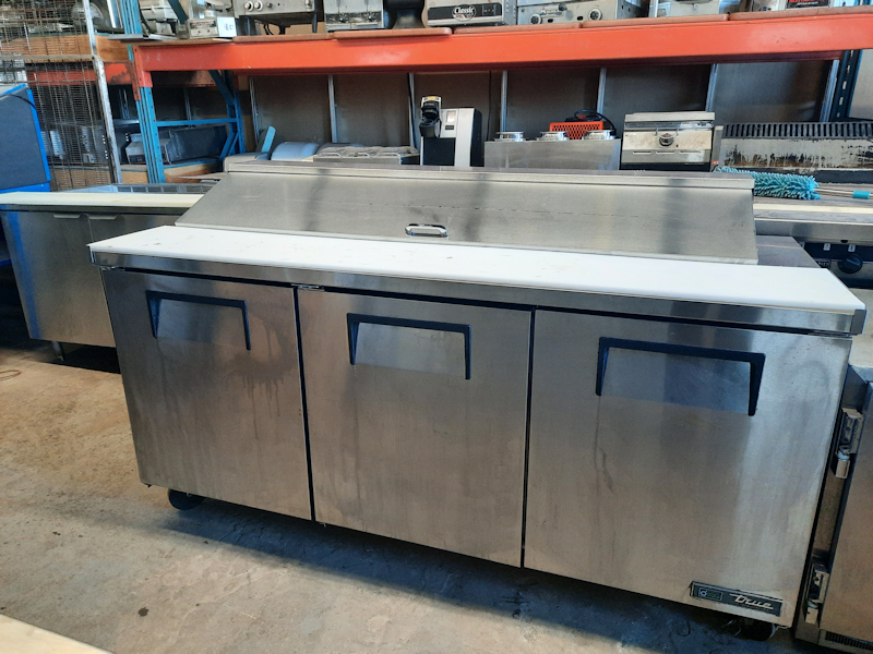 used three compartment steam table